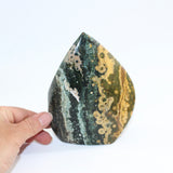 Ocean Jasper Crystal Flame | ASH&STONE premium crystals online. Free express shipping NZ