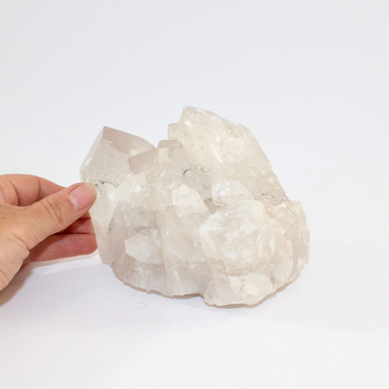 Clear Quartz Crystal Cluster | ASH & STONE. Premium online crystals. Free express shipping NZ