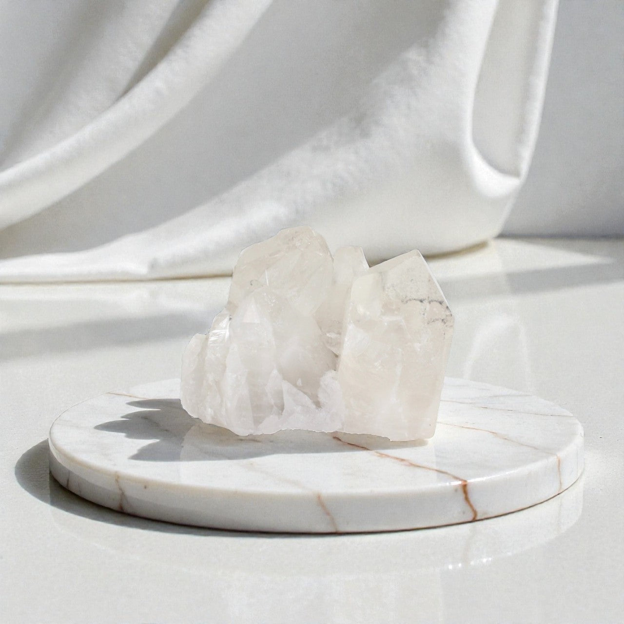 Clear Quartz Crystal Cluster | ASH & STONE. Premium online crystals. Free express shipping NZ