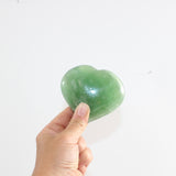 Green Fluorite crystal heart | ASH & STONE. Premium online crystals. Free express shipping NZ
