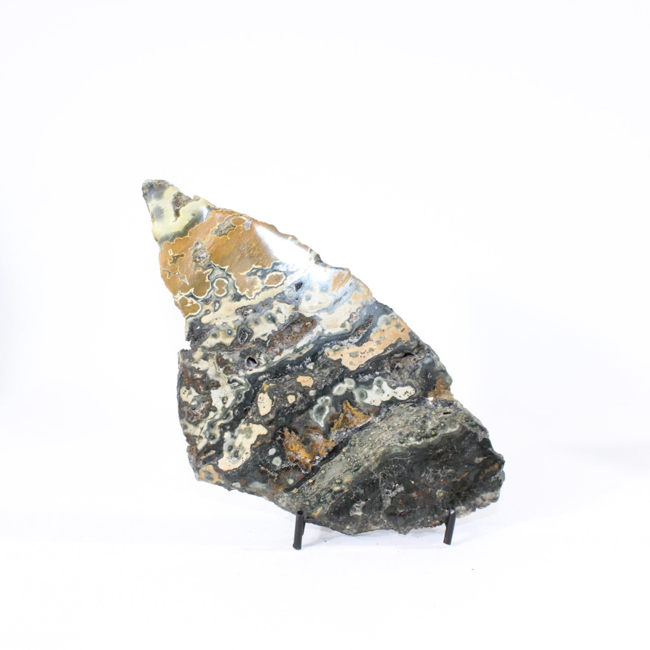 Ocean Jasper Slice | ASH & STONE Premium online Crystals. Free express shipping NZ