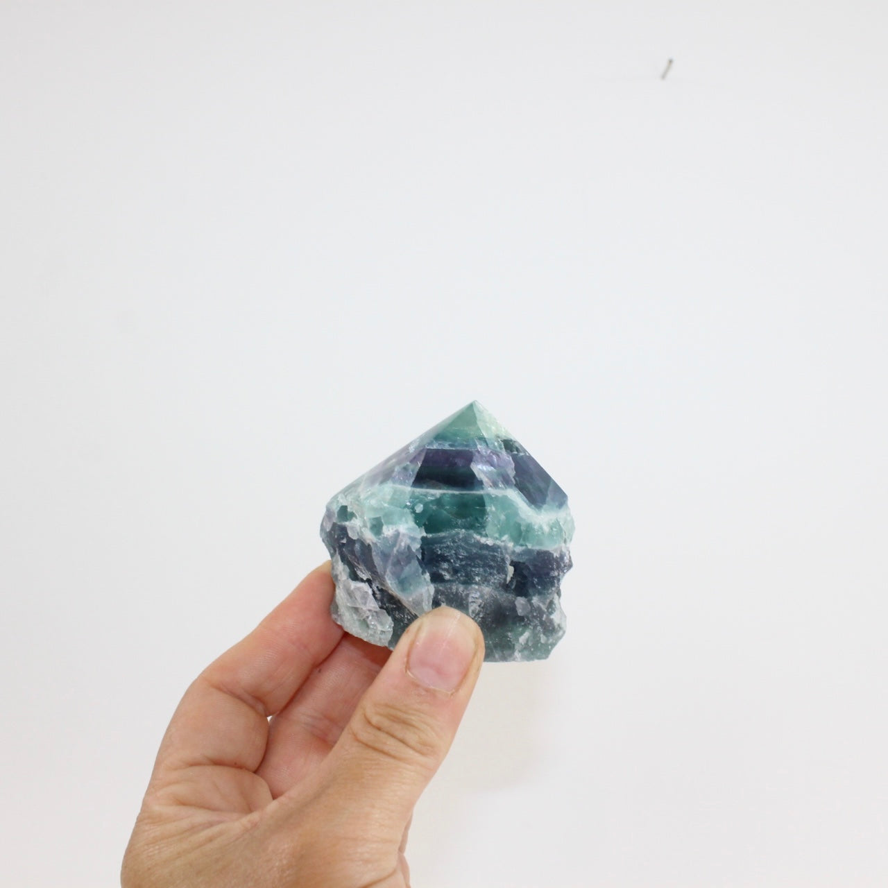 Rainbow  Fluorite Point | ASH & STONE Premium online crystals. Free express shipping NZ.