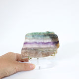 Rainbow Fluorite Crystal slice | ASH & STONE. Premium online crystals Free express shipping NZ.