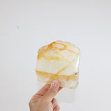 Golden Healer Crystal Slice | ASH & STONE. Premium online crystals. Free express shipping NZ.