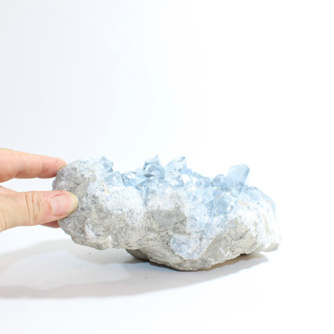 Celestite Crystal Cluster 3kgs | ASH&STONE premium online crystals. Free express shipping NZ. 