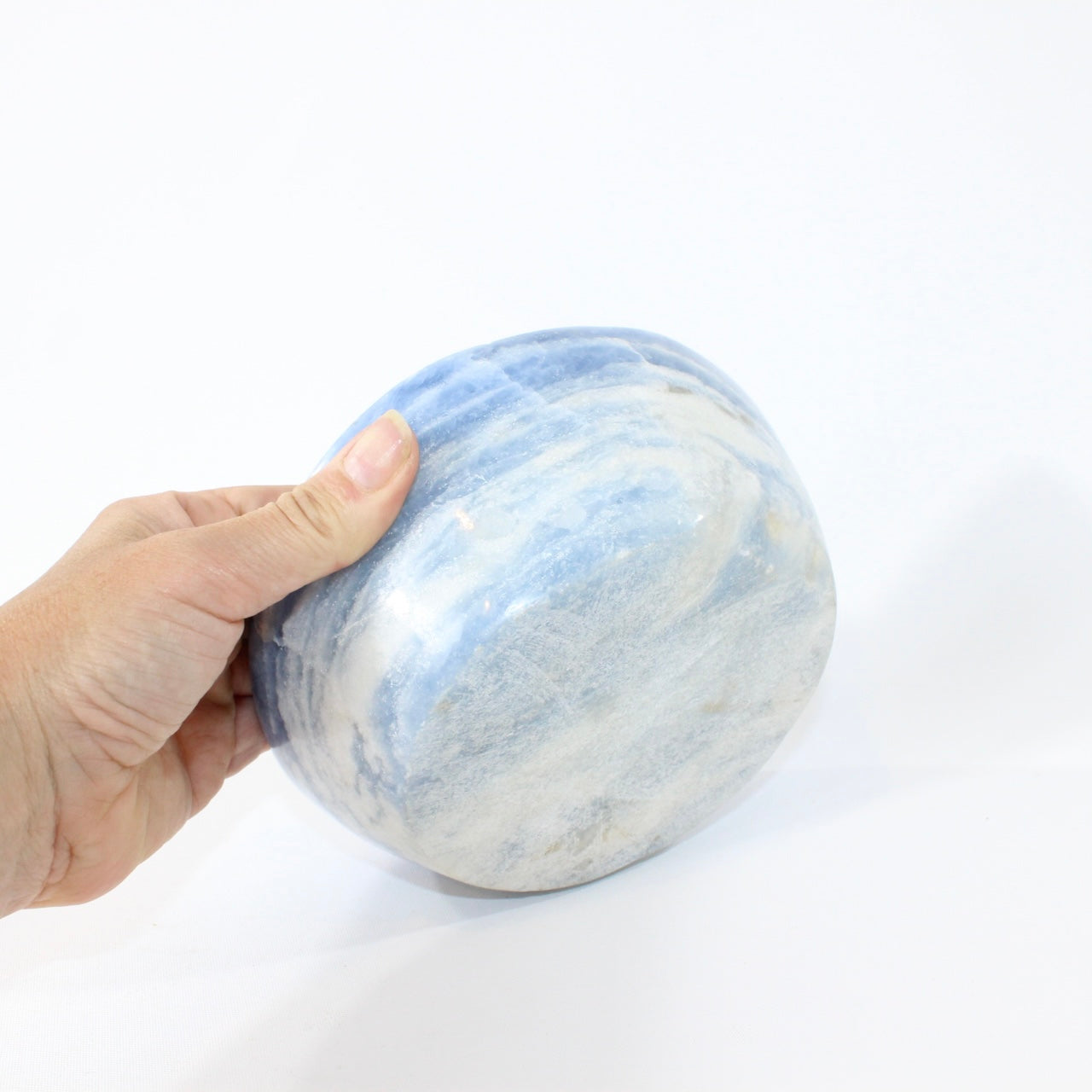 Blue Calcite Bowl | ASH & STONE premium online crystals. Free express shipping NZ. 