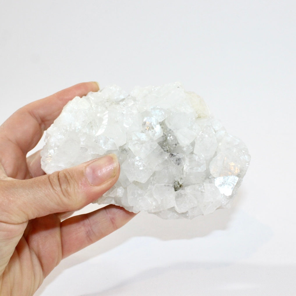 Apophyllite Crystal Cluster | ASH & STONE. premium online crystals. Free express shipping NZ