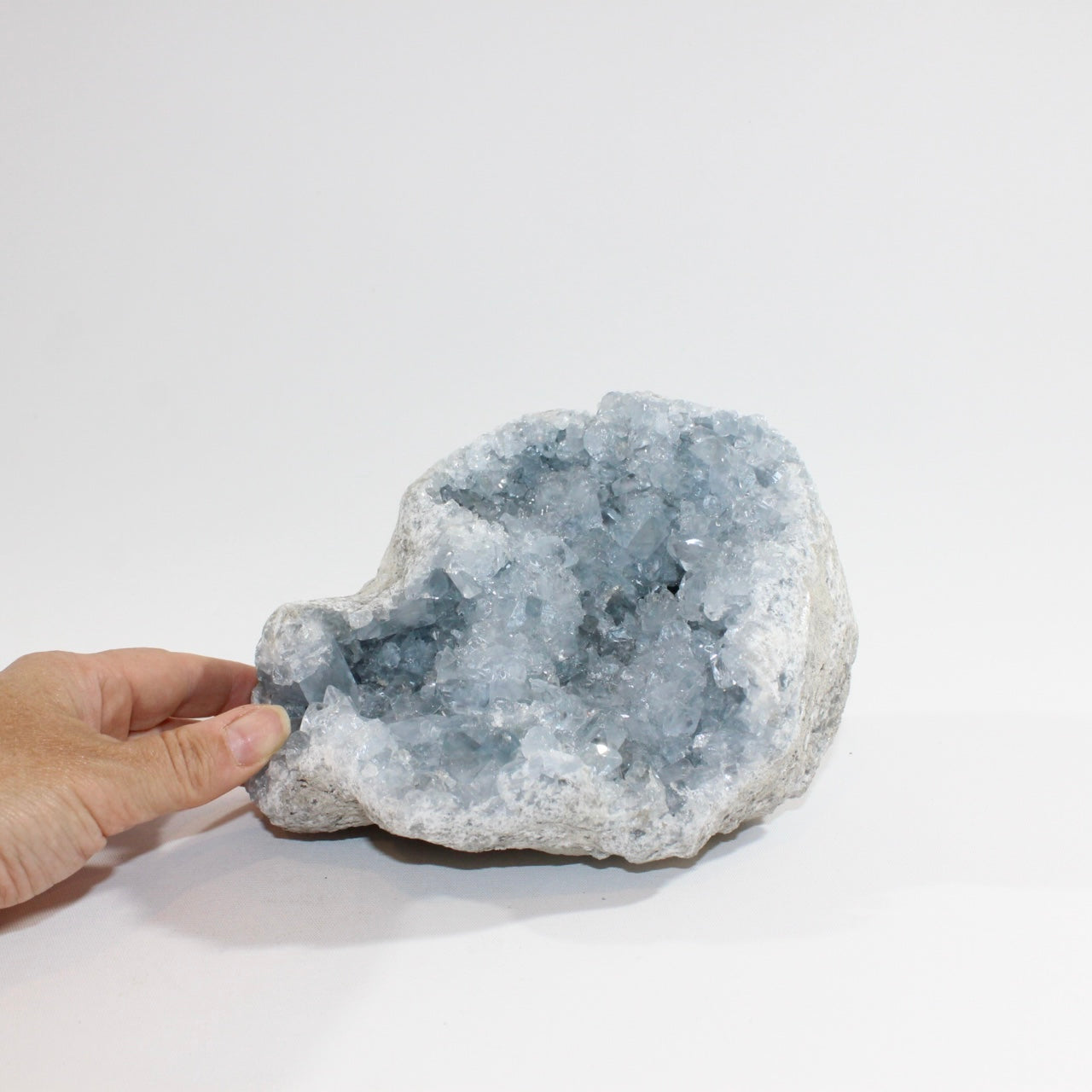 Celestite Crystal cluster | ASH & STONE. Premium online crystals. Free express shipping NZ.