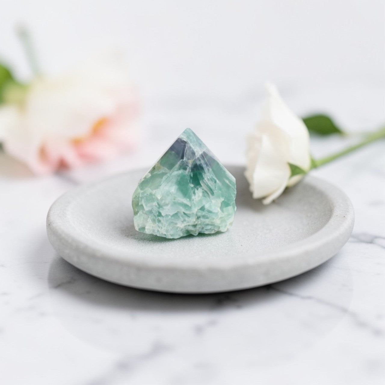 Rainbow Fluorite Point | ASH&STONE premium online crystals. Free express Shipping NZ