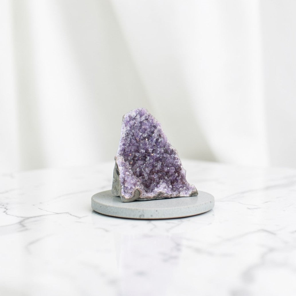 Amethyst Crystal Cluster | ASH & STONE. Premium online crystals. Free express shipping NZ