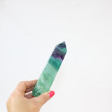 Rainbow Fluorite Tower | ASH & STONE Premium online crystals. Free express shipping. 