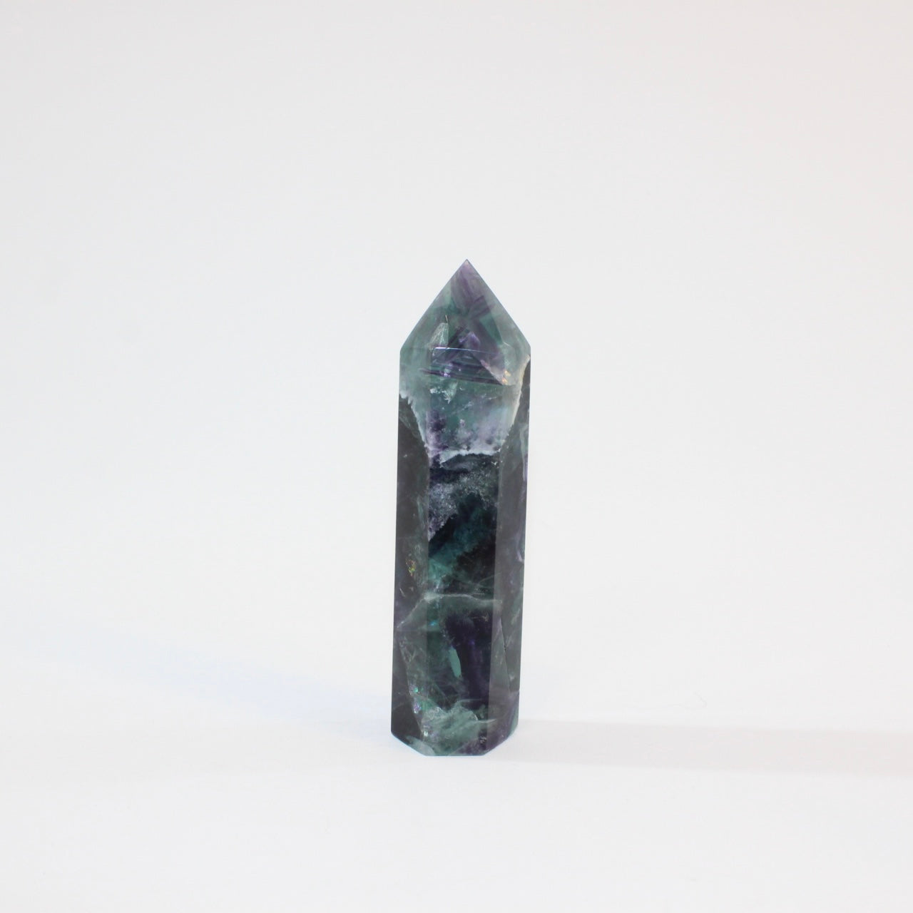 Rainbow Fluorite Tower | ASH & STONE Premium online crystals. Free express shipping. 