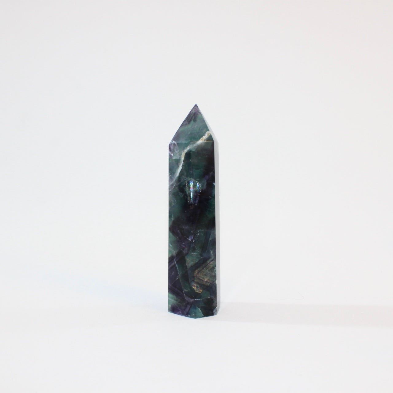 Rainbow Fluorite Tower | ASH & STONE Premium online crystals. Free express shipping. 