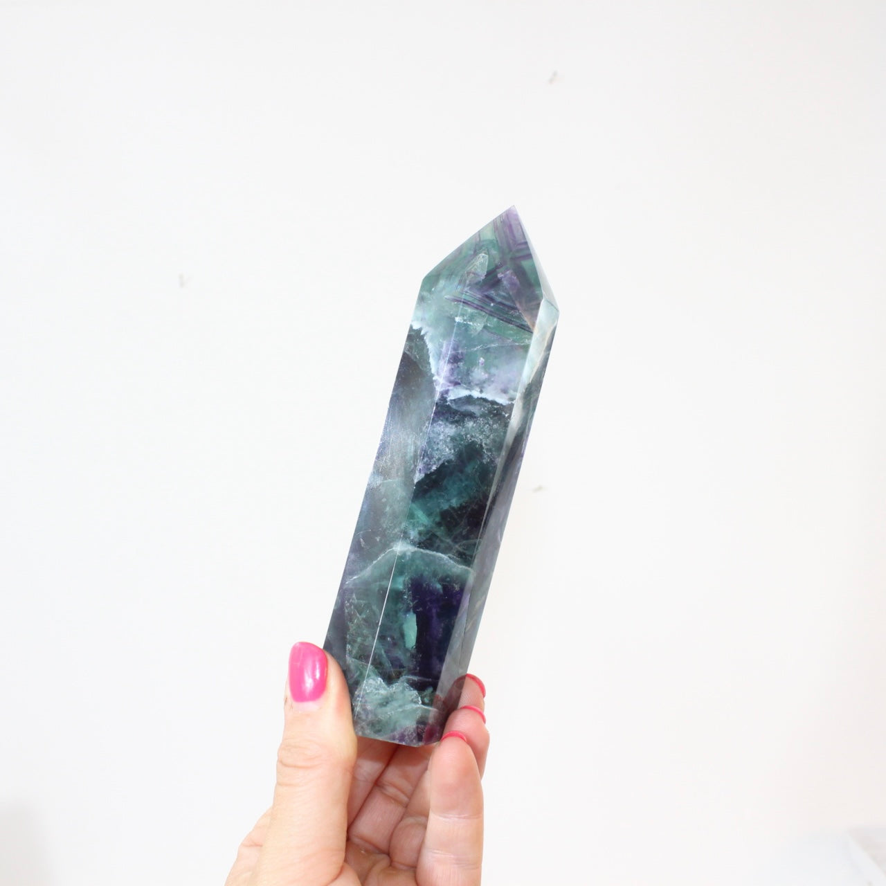 Rainbow Fluorite Tower | ASH & STONE Premium online crystals. Free express shipping. 