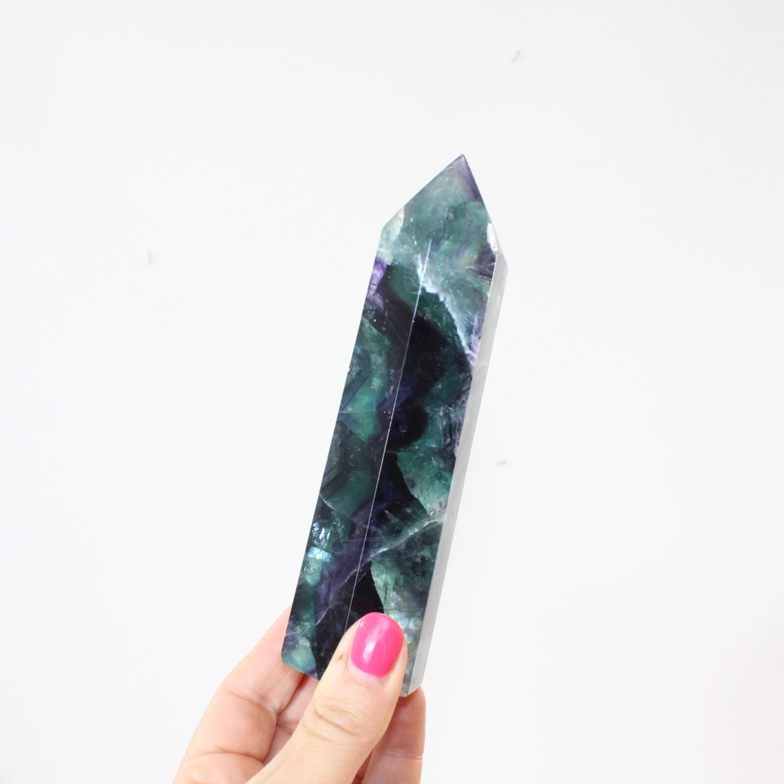 Rainbow Fluorite Tower | ASH & STONE Premium online crystals. Free express shipping. 