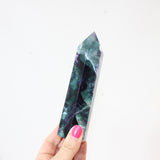 Rainbow Fluorite Tower | ASH & STONE Premium online crystals. Free express shipping. 