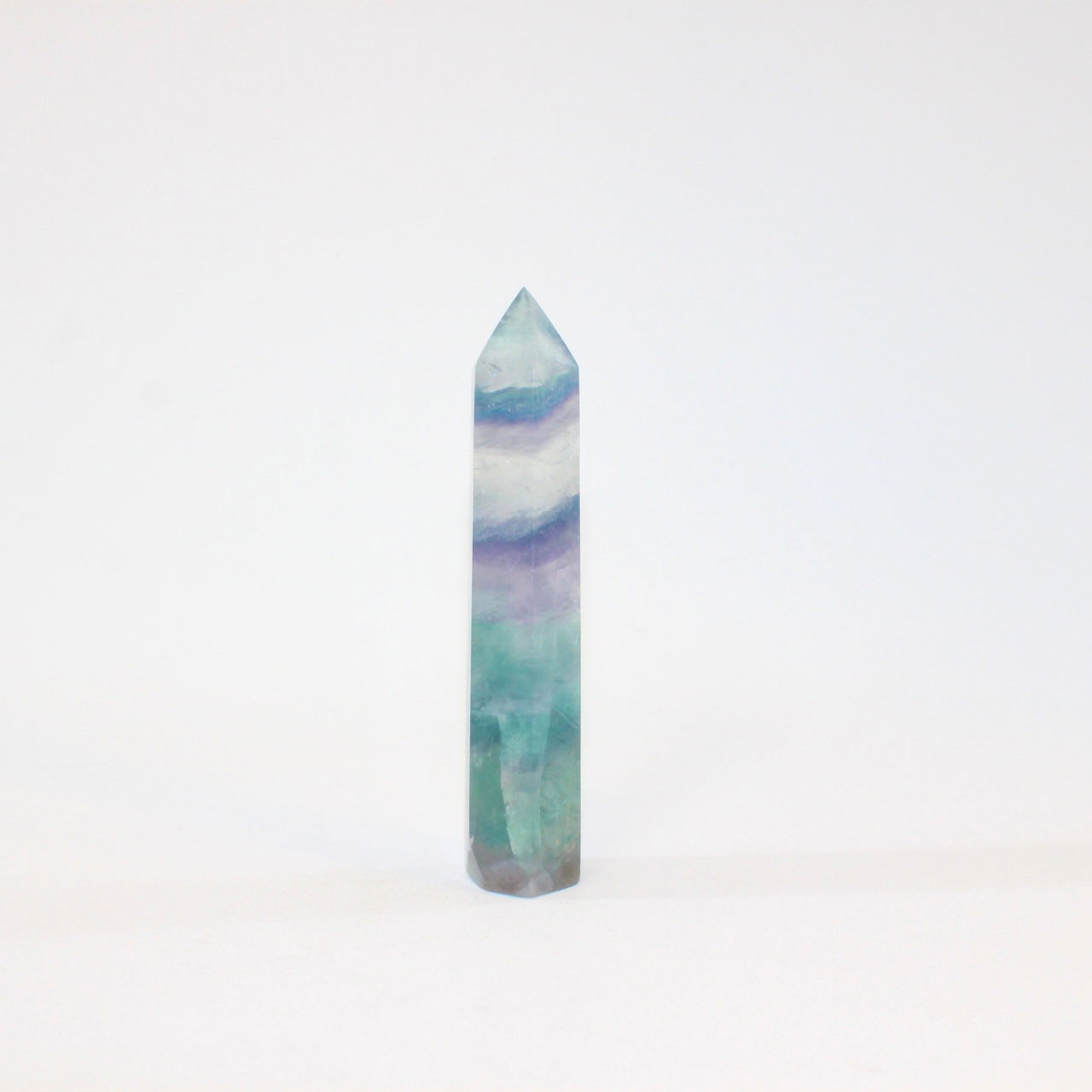 Rainbow Fluorite crystal tower | ASH & STONE. Premium online crystals. Free shipping NZ.