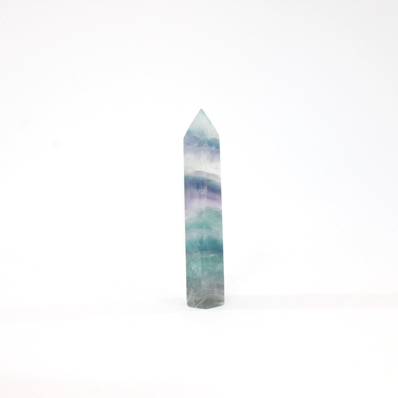 Rainbow Fluorite crystal tower | ASH & STONE. Premium online crystals. Free shipping NZ.