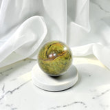 Green Opal Sphere  | ASH & STONE. Premium online crystals. Free shipping