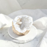 Clear Quartz Geode Crystal | ASH & STONE. Premium online crystals. Free shipping NZ. 