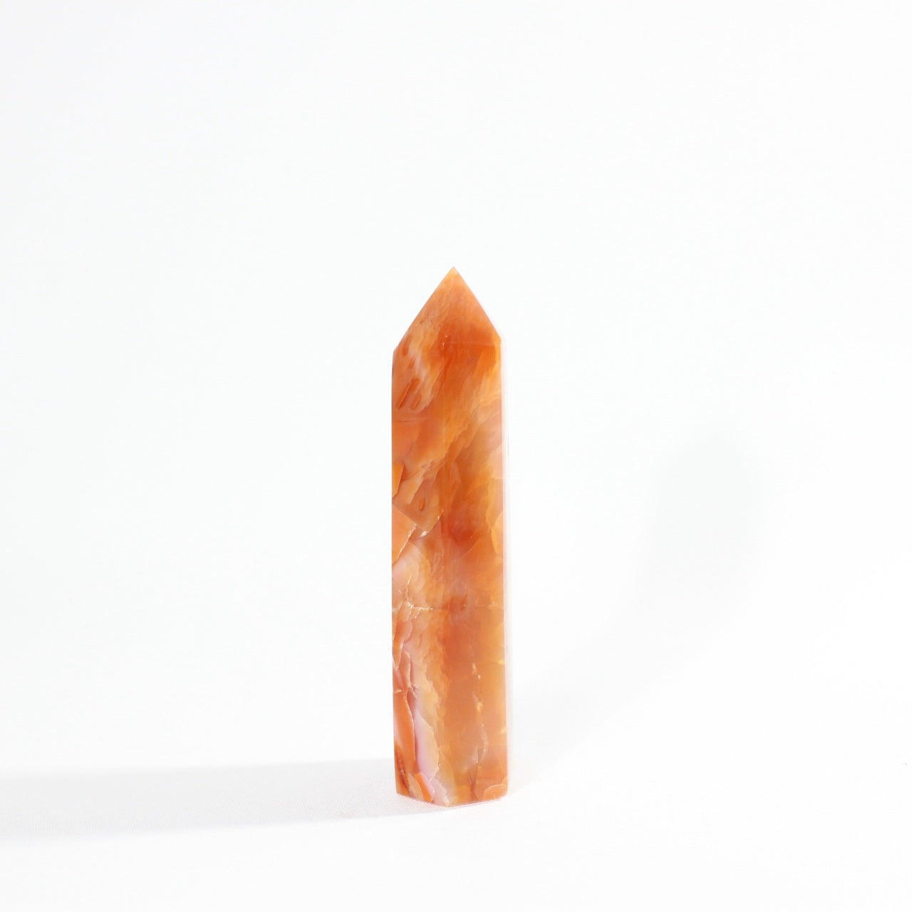 Carnelian Crystal Tower | ASH & STONE. Premium online crystals. Free shipping NZ. 