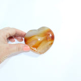 Carnelian Heart Crystal | ASH & STONE. Premium online crystals. Free shipping NZ. 