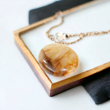 Load image into Gallery viewer, Golden healer polished crystal palm stone | ASH&amp;STONE Crystals Shop Auckland NZ
