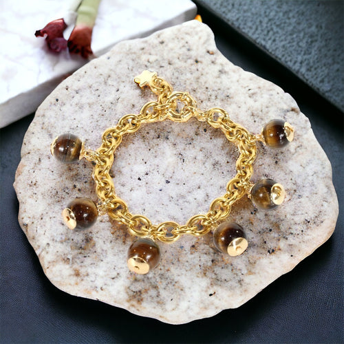 Tigers eye crystal bracelet by Anoushka Van Rijn | ASH&STONE Crystal Jewellery Shop Auckland NZ