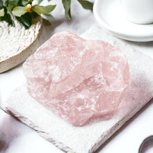 Load image into Gallery viewer, Rose quartz crystal chunk 1.37kg | ASH&amp;STONE Crystal Shop Auckland NZ
