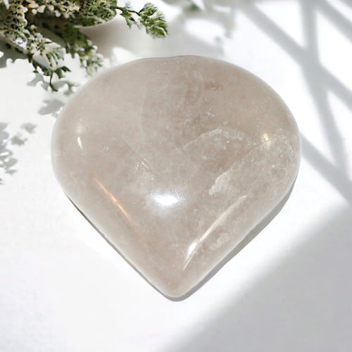 Smoky quartz crystal heart  | ASH&STONE Crystals Shop Auckland NZ