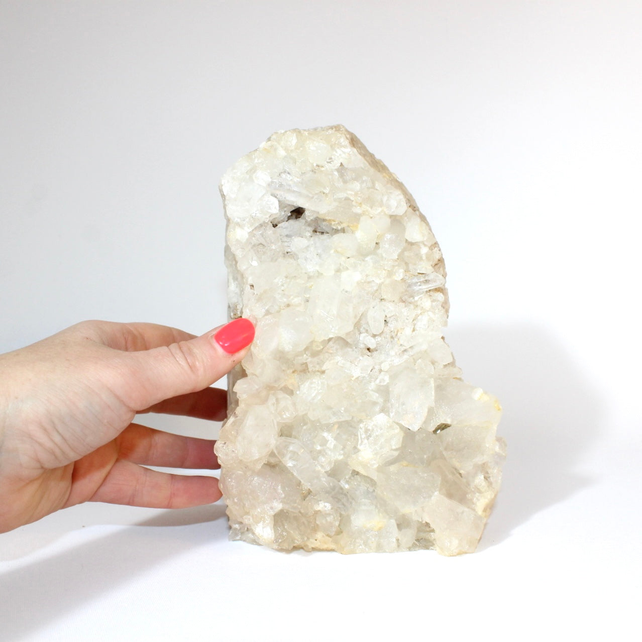 Clear Quartz Cluster Lamp | ASH & STONE Crystal lamps online, Free express shipping.
