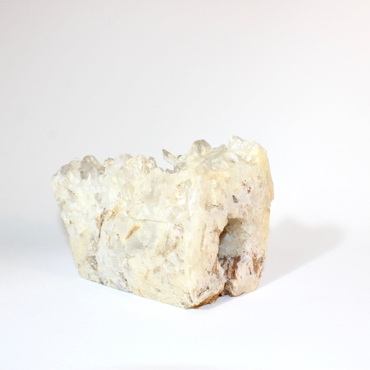Clear Quartz Cluster Lamp | ASH & STONE Crystal lamps online, Free express shipping.