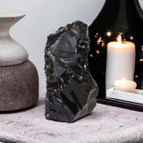 Large black obsidian tower 9.7kg | ASH&STONE Crystals Shop Auckland NZ
