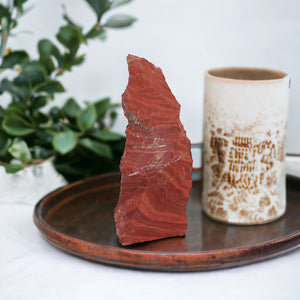 Red jasper raw crystal chunk  | ASH&STONE Crystals Shop Auckland NZ