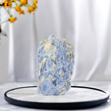 Load image into Gallery viewer, Large kyanite crystal with cut base | ASH&amp;STONE Crystals Shop Auckland NZ

