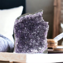 Load image into Gallery viewer, Amethyst crystal druzy with cut base | ASH&amp;STONE Crystals Shop Auckland NZ
