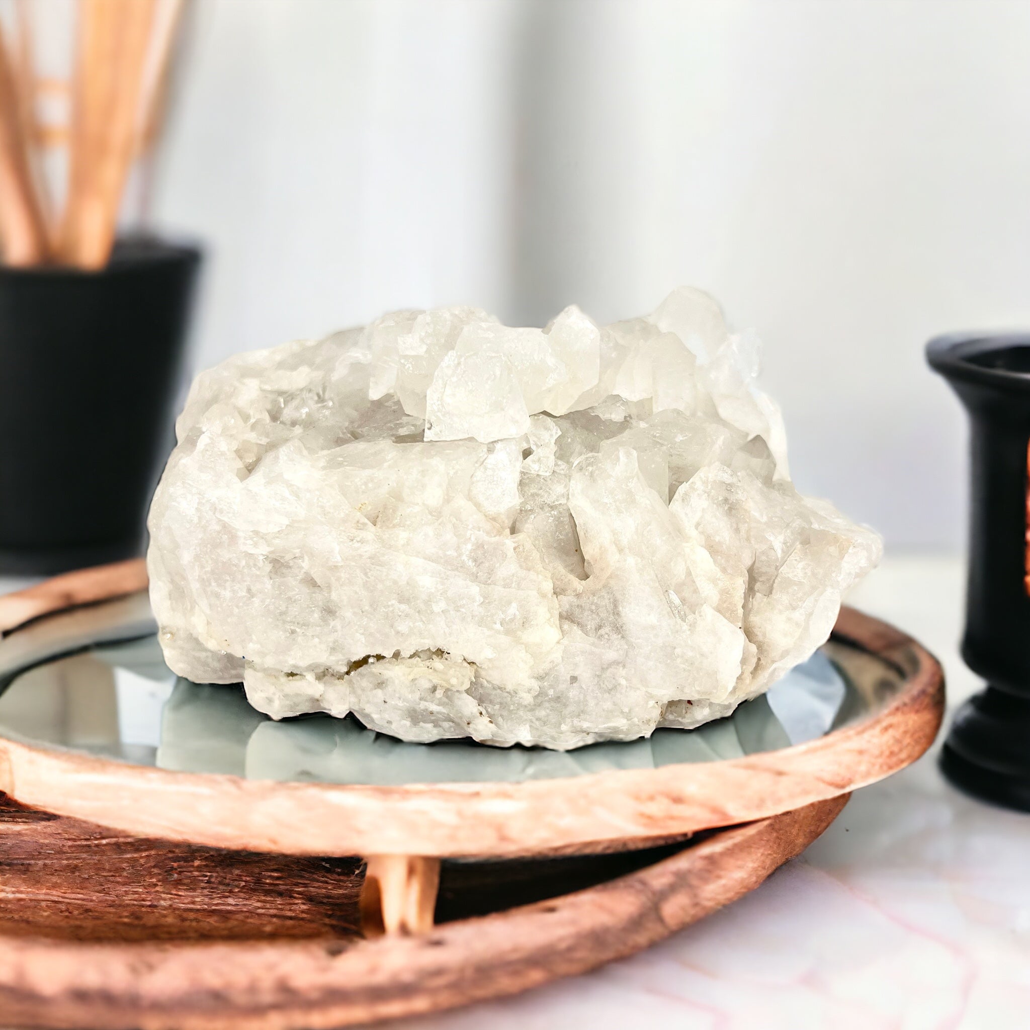 Clear quartz crystal cluster | ASH&STONE Crystals Shop Auckland NZ