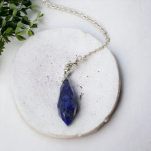 Load image into Gallery viewer, Lapis lazuli crystal pendulum | ASH&amp;STONE Crystals Shop Auckland NZ
