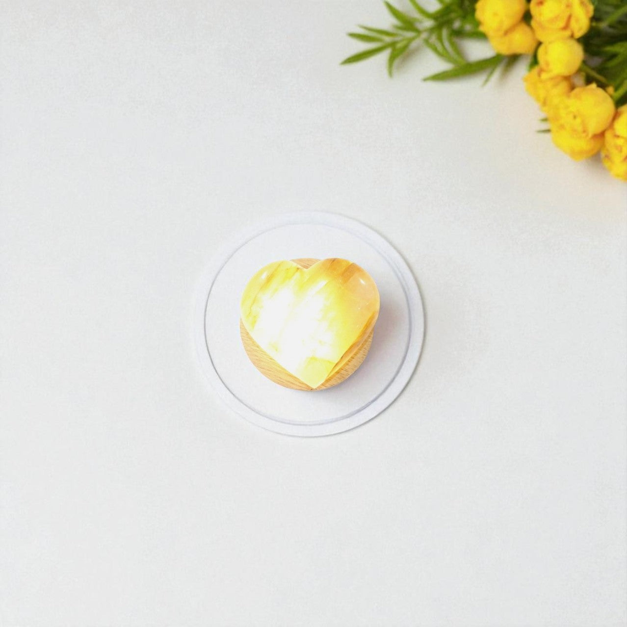 Golden Healer Crystal Heart Lamp. Free express shipping. Shop online from ASH&STONE Crystal Shop Auckland NZ. AfterPay available. 