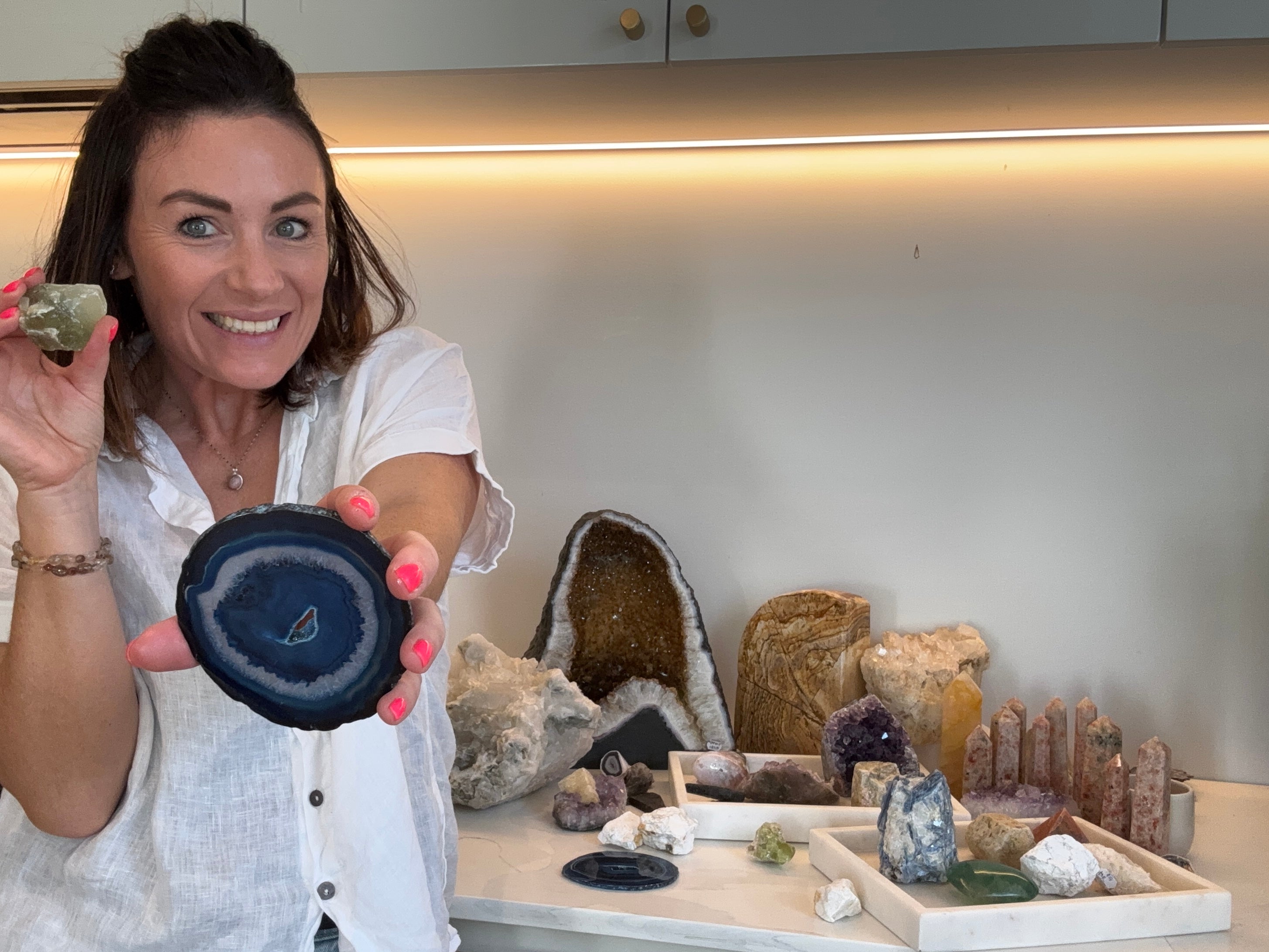 The Owner of Ash & Stone, premium online crystals ASH & STONE NZ