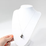 Bespoke Hand Made - Natural Shungite Stirling Silver Necklace