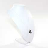 Bespoke Hand Made - Natural Shungite Stirling Silver Necklace