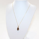 Bespoke Handmade - Garnet Gold plated Necklace