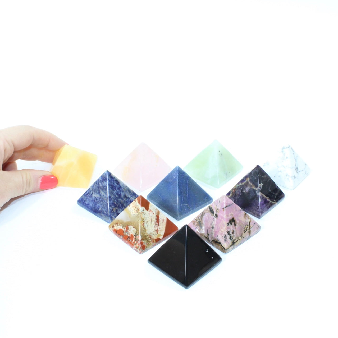 Pyramid Set | ASH & STONE Crystal shop, Free xpress shipping, Auckland NZ. 
