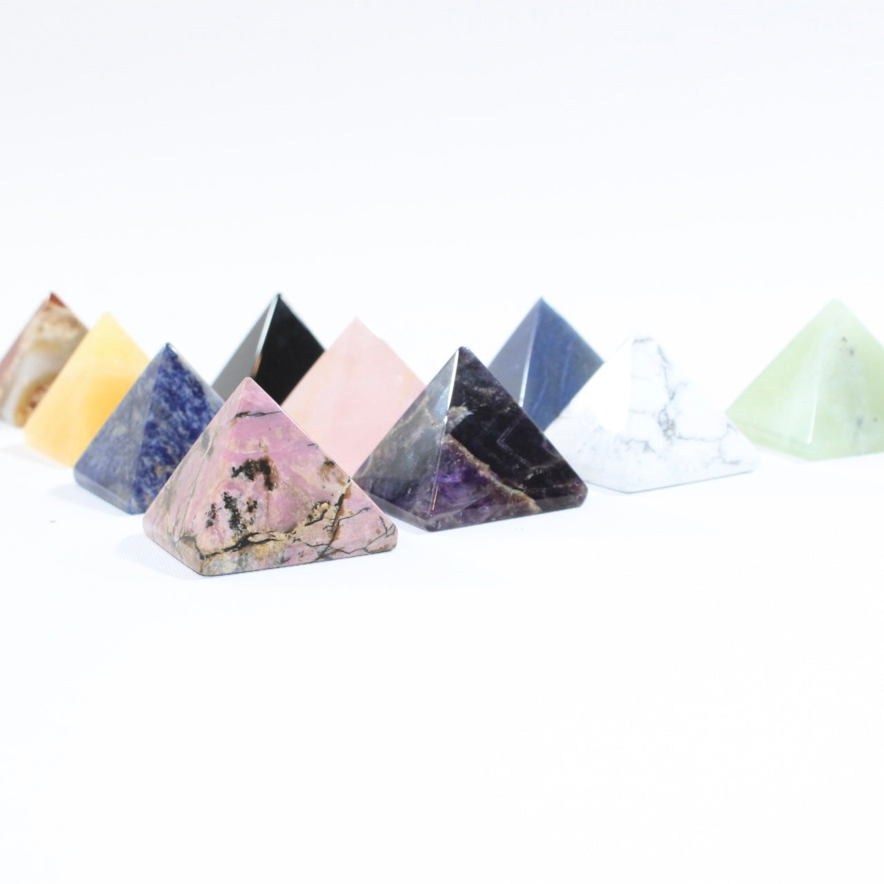 Pyramid Set | ASH & STONE Crystal shop, Free xpress shipping, Auckland NZ. 
