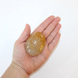 Golden Healer crystal palm stone
