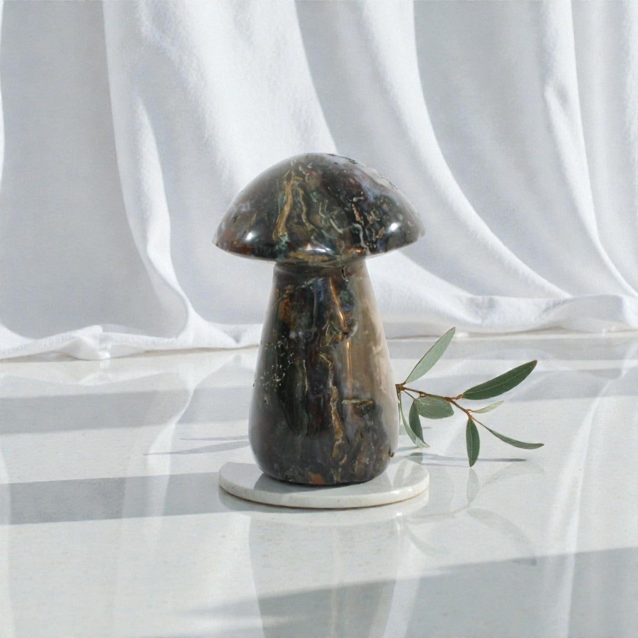 Ocean Jasper Mushroom | ASH & STONE premium online crystals. Free express shipping nz