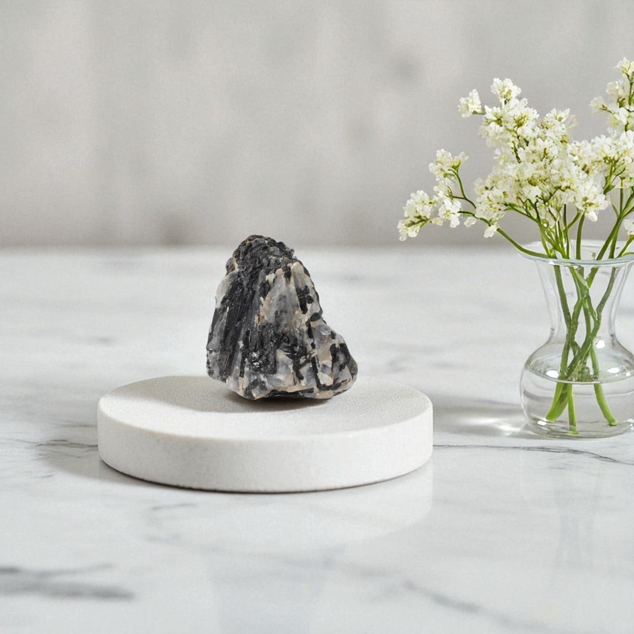 Black Tourmaline Quartz Raw | Free express shipping. Buy high quality ethical crystals online at
ASH&STONE crystal shop Auckland NZ. AfterPay available.