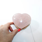 Rose Quartz Crystal Heart Lamp. Free express shipping. Shop online from ASH&STONE Crystal Shop Auckland NZ. AfterPay available. 