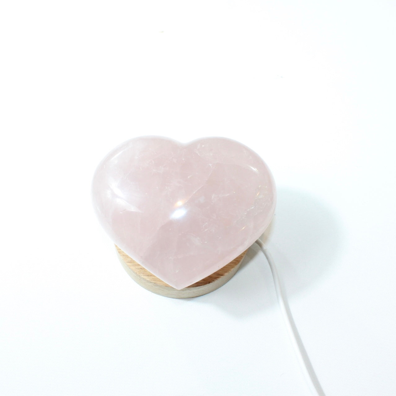 Rose Quartz Crystal Heart Lamp. Free express shipping. Shop online from ASH&STONE Crystal Shop Auckland NZ. AfterPay available. 